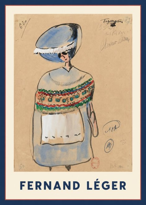Fernand Léger Choeur Dame No1 - Póster