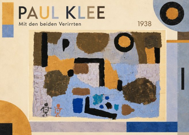 Paul Klee Mit Den Beiden Verirrten No1 - Póster