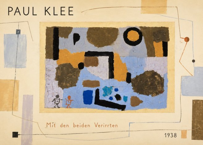 Paul Klee Mit Den Beiden Verirrten No6 - Póster