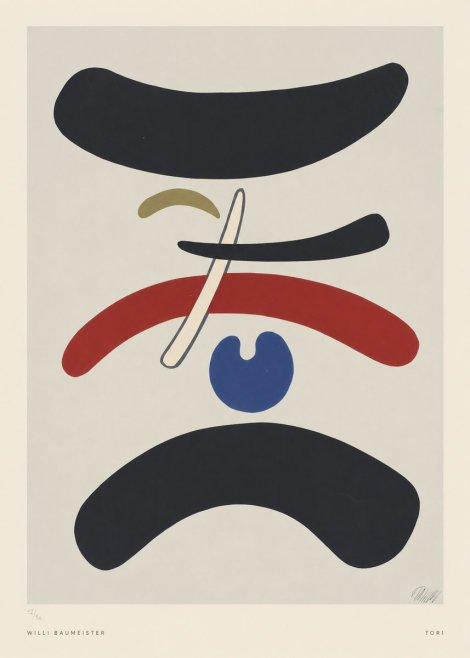 Willi Baumeister Tori No5 - Póster