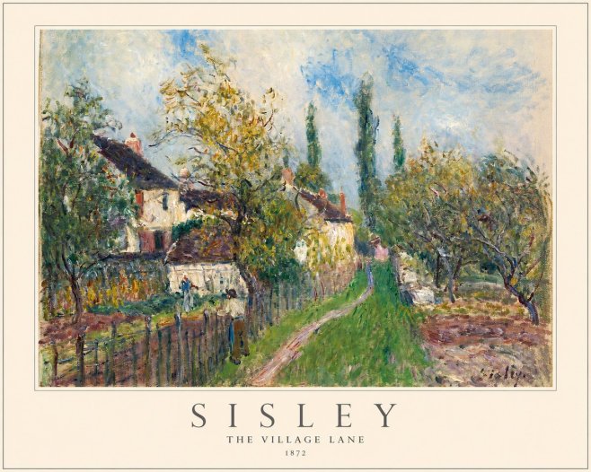 Sisley The Village Lane No1 - Póster