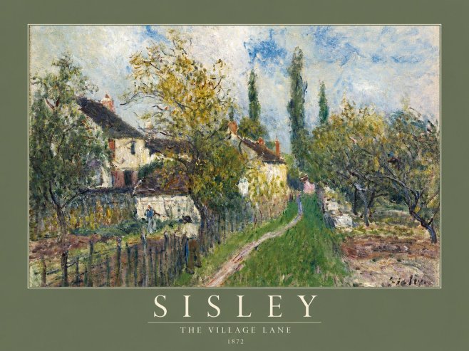 Sisley The Village Lane No2 - Póster