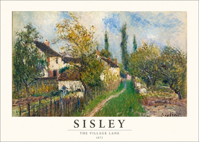 Sisley The Village Lane No3 - Póster
