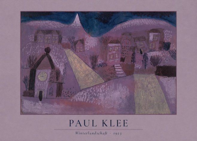 Paul Klee Winterlandschaft No4 - Póster