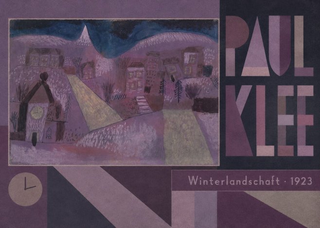Paul Klee Winterlandschaft No6 - Póster