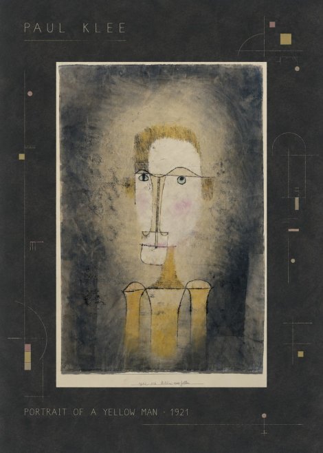 Paul Klee Portrait of a Yellow Man No2 - Póster