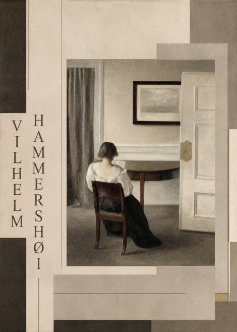 Vilhelm Hammershøi Interior with a Woman, Strandgade 30 No4 - Póster