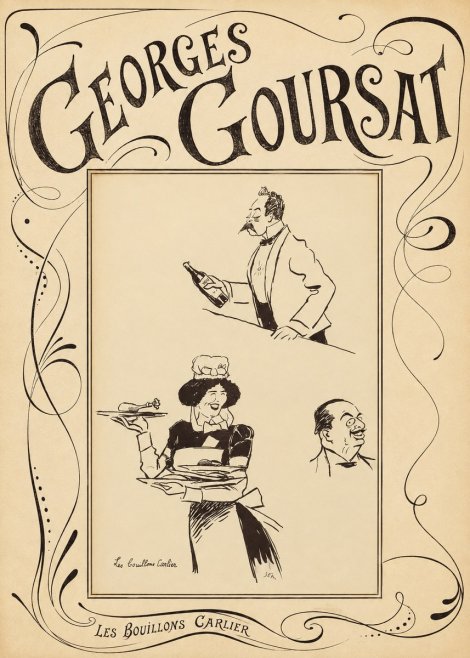 Georges Goursat Les Bouillons Carlier I No6 - Póster