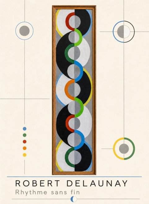 Robert Delaunay Rythme Sans Fin II No3 - Póster