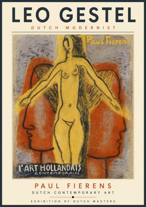 Leo Gestel L'art Hollandais Contemporain I No6 - Póster