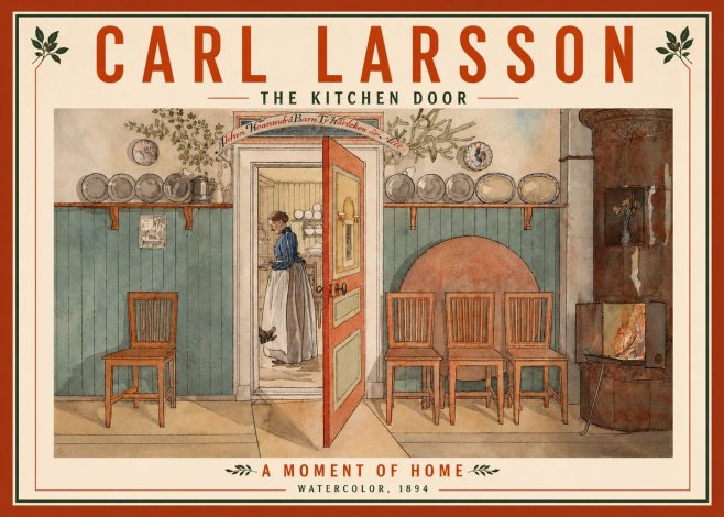 Carl Larsson The Kitchen Door No4 - Póster