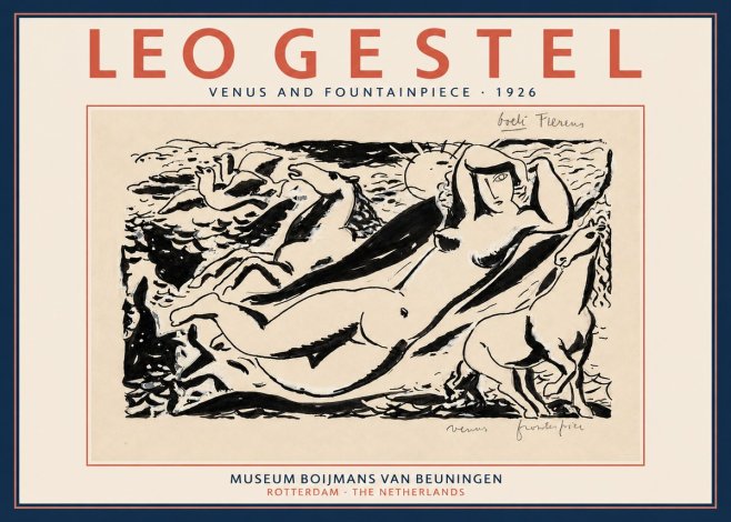 Leo Gestel Venus and Fountainpiece No2 - Póster