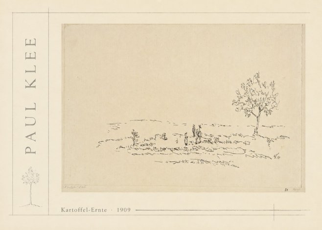 Paul Klee Kartoffel-ernte No2 - Póster