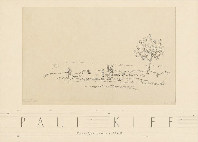 Paul Klee Kartoffel-ernte No3 - Póster