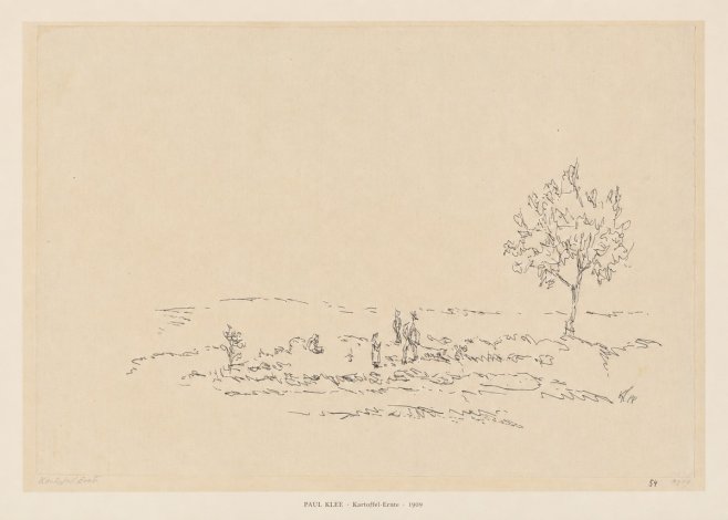 Paul Klee Kartoffel-ernte No4 - Póster