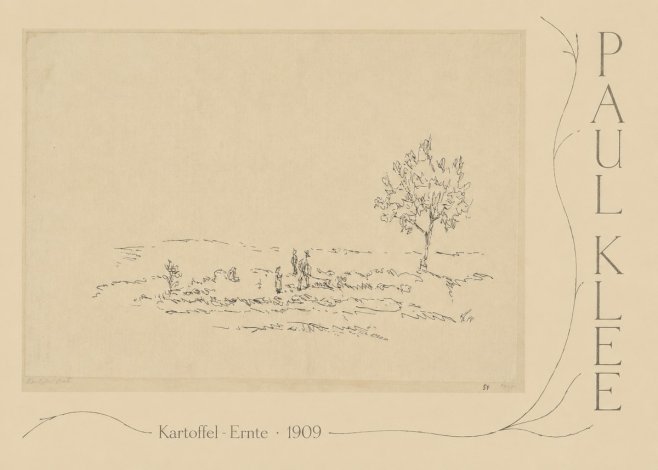 Paul Klee Kartoffel-ernte No5 - Póster