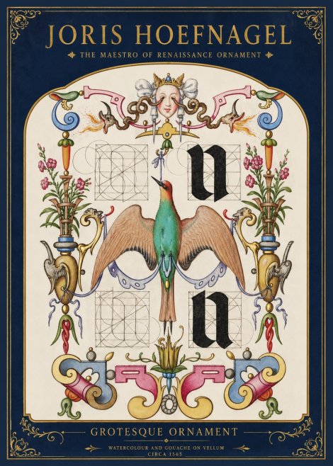 Joris Hoefnagel Grotesque Ornament No2 - Póster