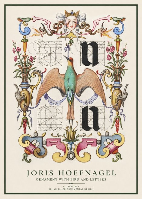 Joris Hoefnagel Grotesque Ornament No6 - Póster