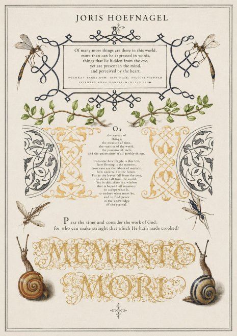 Joris Hoefnagel Memento Mori No1 - Póster