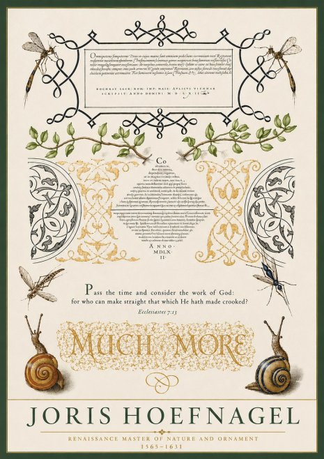 Joris Hoefnagel Memento Mori No5 - Póster