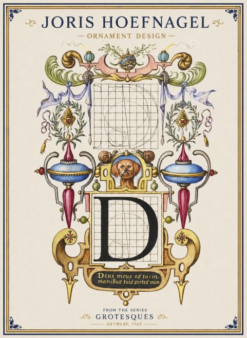 Joris Hoefnagel Illuminated Initial 'D' No2 - Póster