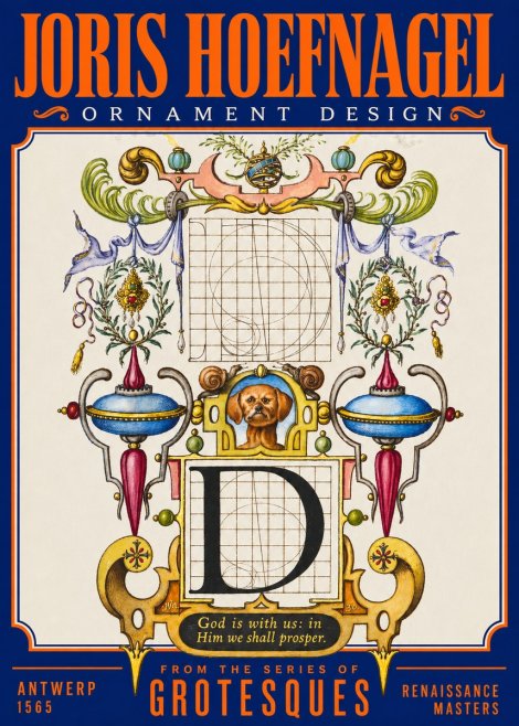 Joris Hoefnagel Illuminated Initial 'D' No3 - Póster