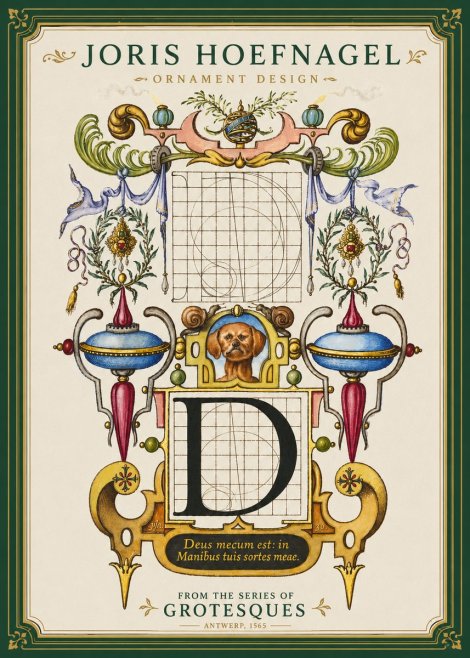 Joris Hoefnagel Illuminated Initial 'D' No4 - Póster