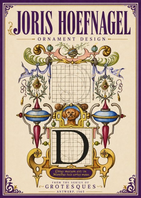 Joris Hoefnagel Illuminated Initial 'D' No5 - Póster