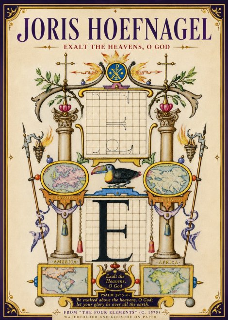 Joris Hoefnagel Exalt the Heavens, O God No5 - Póster