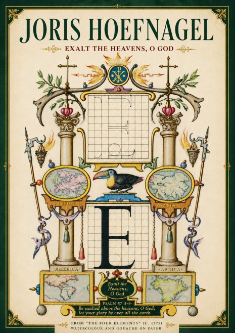 Joris Hoefnagel Exalt the Heavens, O God No6 - Póster