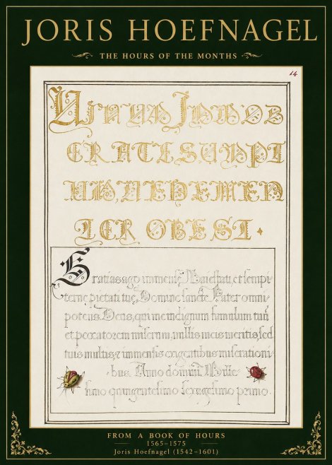 Joris Hoefnagel Gratias Tibi Agimus No2 - Póster