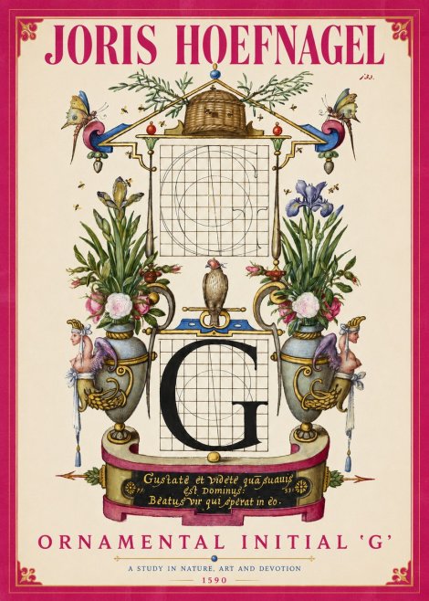 Joris Hoefnagel Ornamental Initial 'G' No2 - Póster