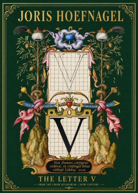 Joris Hoefnagel The Letter V No5 - Póster