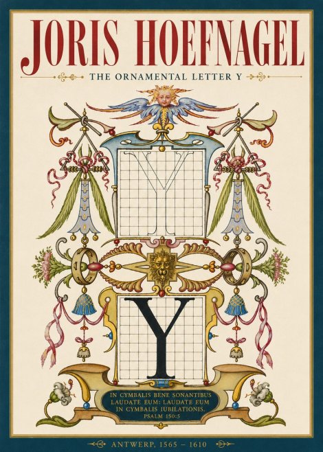 Joris Hoefnagel The Ornamental Letter Y No4 - Póster