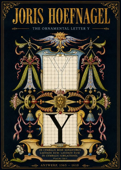 Joris Hoefnagel The Ornamental Letter Y No6 - Póster