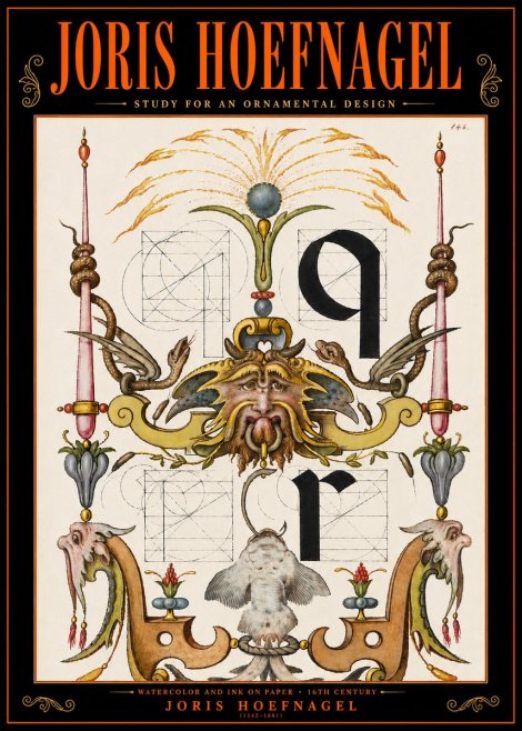 Joris Hoefnagel Ornamental Design I No5 - Póster