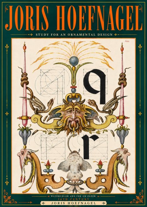 Joris Hoefnagel Ornamental Design I No6 - Póster