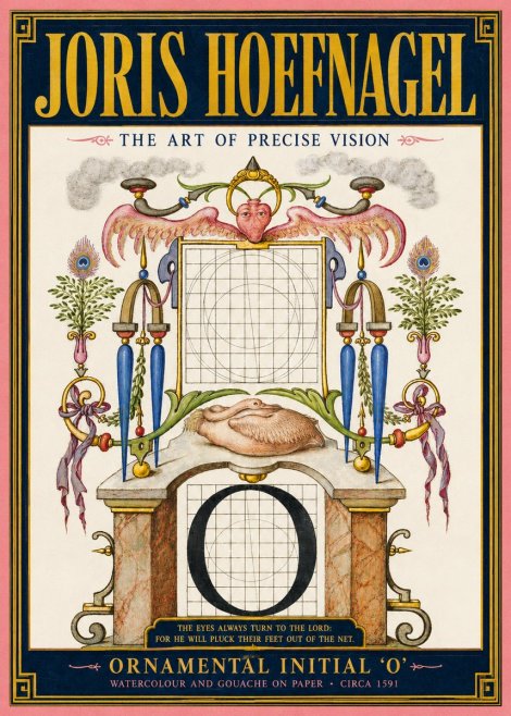 Joris Hoefnagel Ornamental Initial 'O' No2 - Póster
