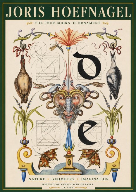 Joris Hoefnagel Ornamental Composition No3 - Póster