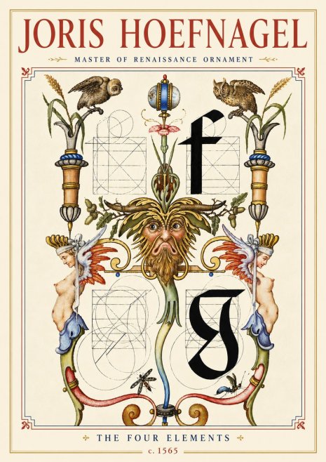 Joris Hoefnagel The Four Elements II No4 - Póster