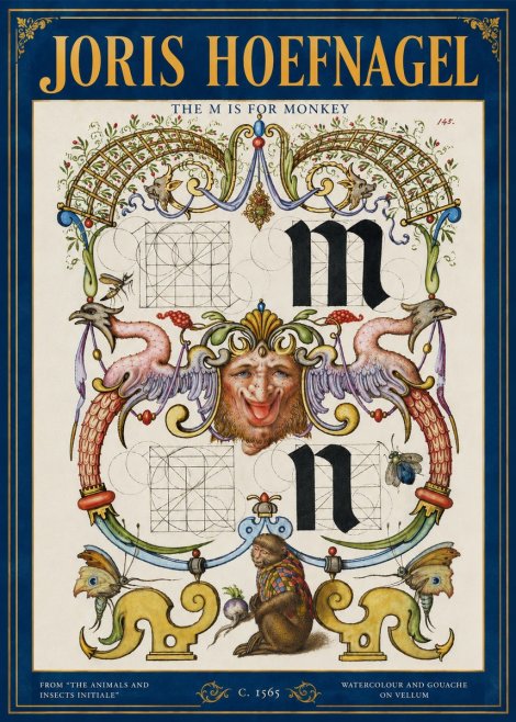 Joris Hoefnagel Grotesques and Ornaments No4 - Póster