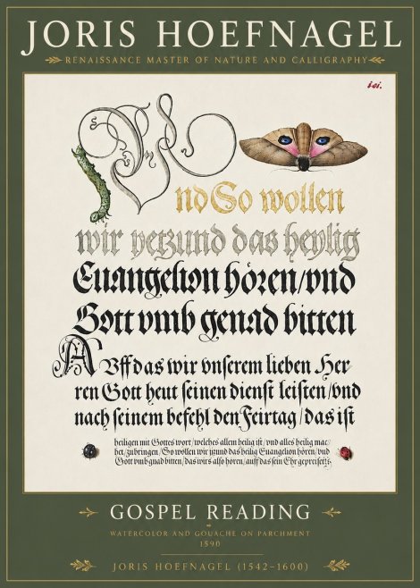 Joris Hoefnagel Gospel Reading No4 - Póster