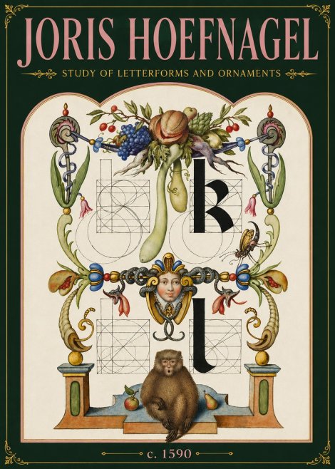 Joris Hoefnagel Study of Letterforms and Ornaments No6 - Póster