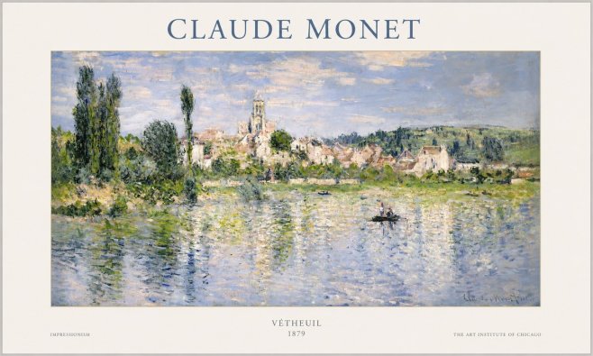 Monet Vétheuil No1 - Póster