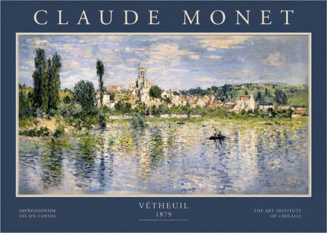 Monet Vétheuil No2 - Póster