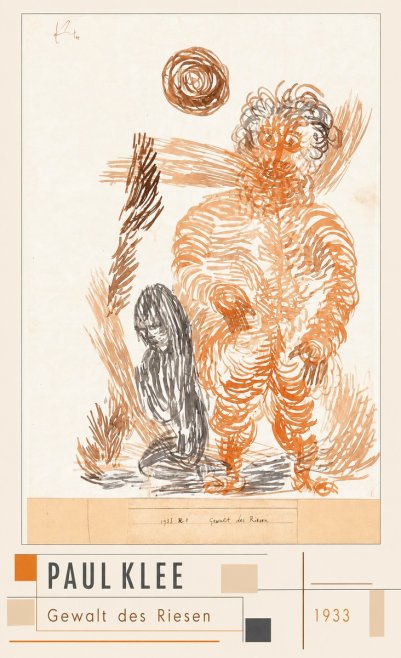 Paul Klee Gewalt Des Riesen I No3 - Póster