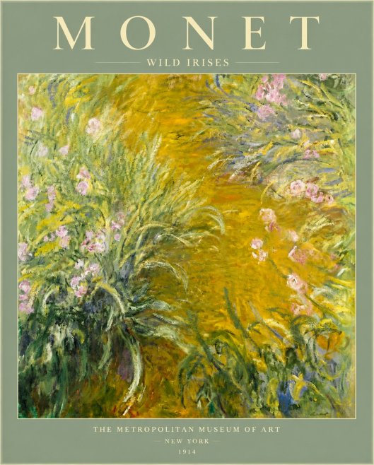 Monet Wild Irises No6 - Póster