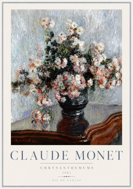 Monet Chrysanthemums No6 - Póster