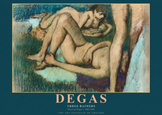 Edgar Degas Three Bathers No2 - Póster