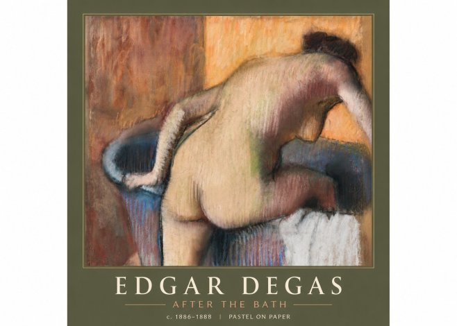Edgar Degas After the Bath I No3 - Póster